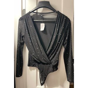 Black Onsie with sequins